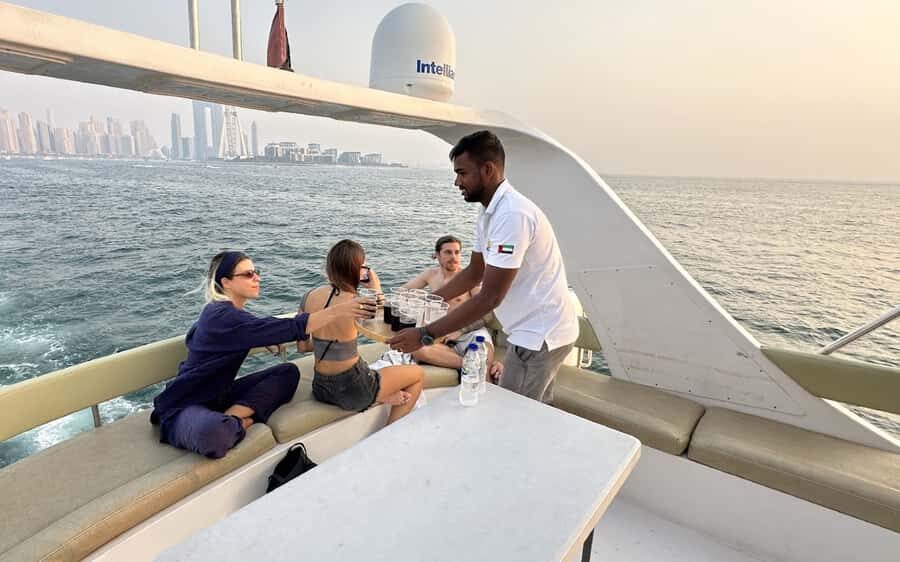Dubai: Luxury Sunset Yacht Tour with Snacks and Drinks - Food and Drinks: BBQ That Feels Like a Meal
