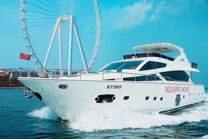 Dubai Marina 1hr Yacht tour with Drinks - Meeting up at Xclusive Yachts (Al Hubob St)