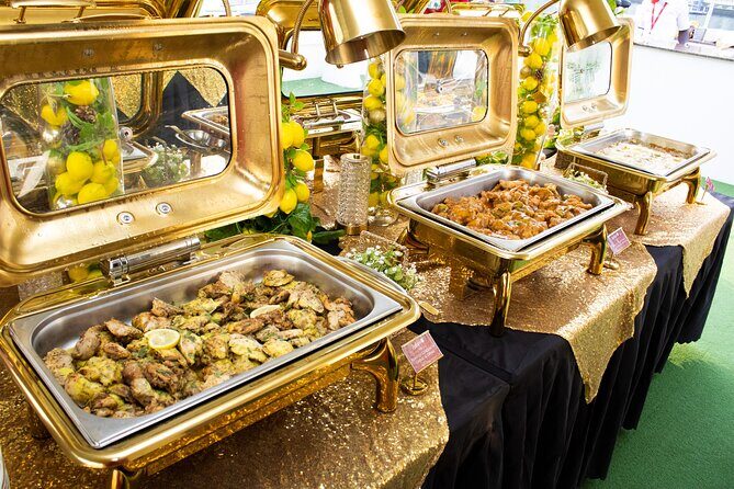 Dubai Marina Dinner Cruise with Live Music & Open Bar - The international buffet: what you’re actually eating