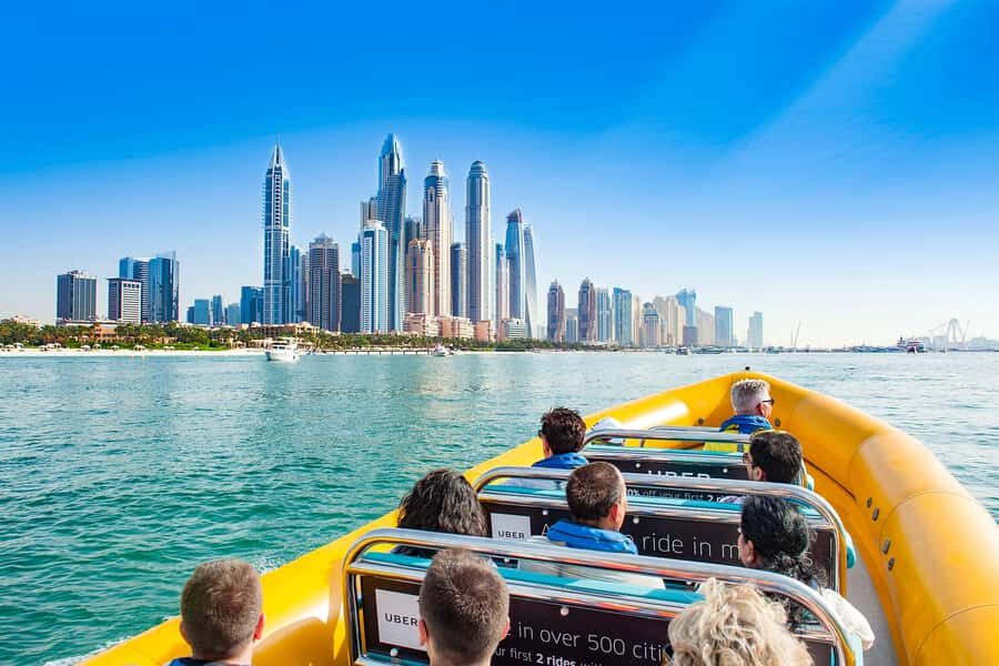 Dubai Marina: Guided Sightseeing Tour by Speedboat - The ride itself: fast, sometimes bumpy, and built for photos