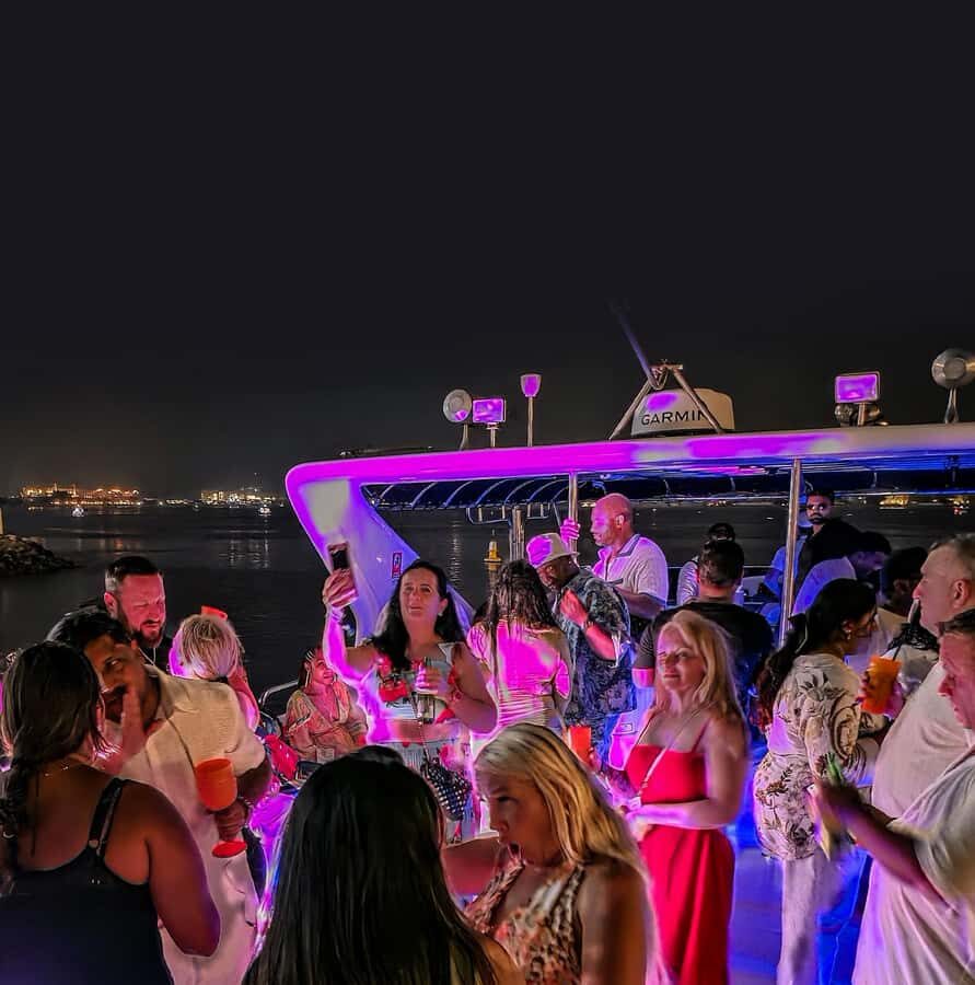 Dubai: Marina Yacht Party with BBQ, Unlimited Drinks and DJ - The DJ-Driven Night: Dance Floor Energy Without the Club Chaos