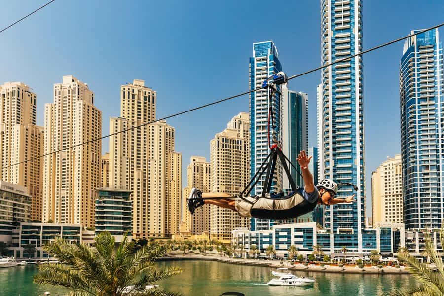Dubai: Marina Ziplining with Photos, Video and Meal - Price and Value: Is $190 Worth It for a 1-Kilometer Ride?