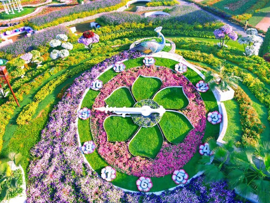 Dubai: Miracle Garden Entry Ticket with Hotel Transfer - How the visit flows: Floating Lady, A380, and Smurfs Village