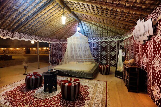 Dubai Overnight Desert Safari, BBQ & Stargazing at Al Khayma Camp - Dinner at Al Khayma Heritage, Plus Fire, Dance, and Telescope Stargazing