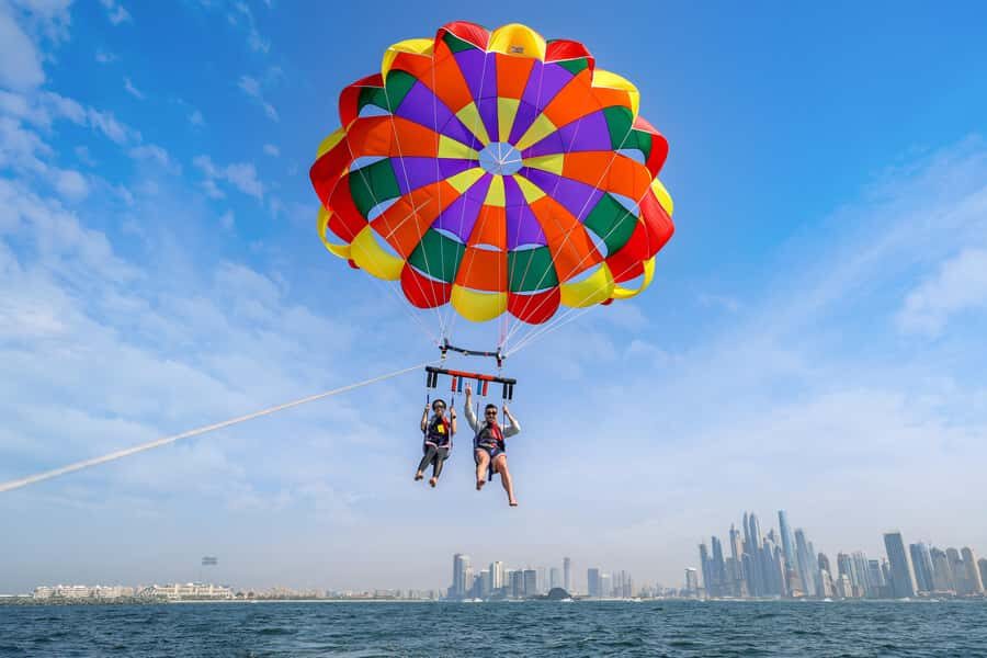 Dubai: Palm View and JBR View Parasailing Experience - Included Comforts That Make the Whole Day Easier