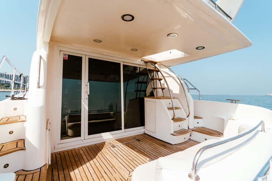Dubai: Private Luxury Yacht Tour on a 50-Foot Yacht - Burj Al Arab from the water: the angles feel unreal