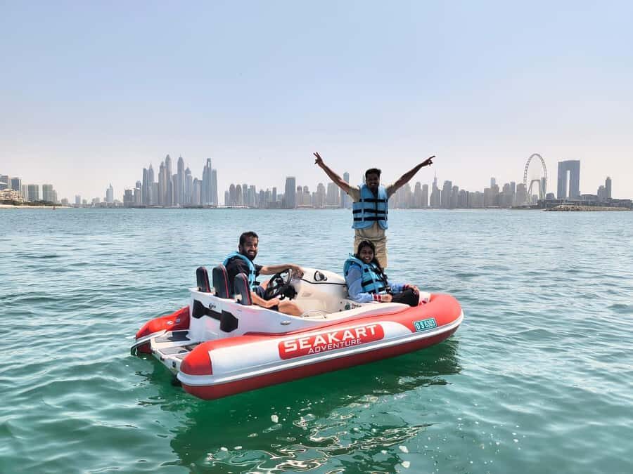 Dubai: Private Self-Drive SeaKart Jet Ski Boat Tour - How to choose between 30, 60, 90, and 120 minutes