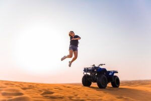 Dubai Red Dunes Desert Safari, Quad Bike, Camels at Al Khayma - Optional quad bike rides: fun factor, but read the terms