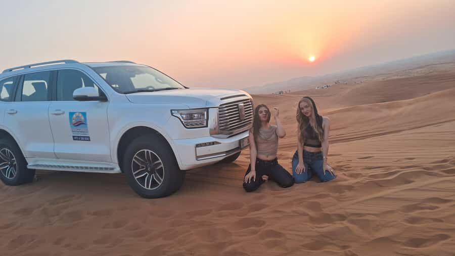Dubai: Red Dunes Desert Safari with Premium Camp BBQ & Shows - Falcon Photo + Short Camel Ride: Classic Desert Pictures, No Long Commitment