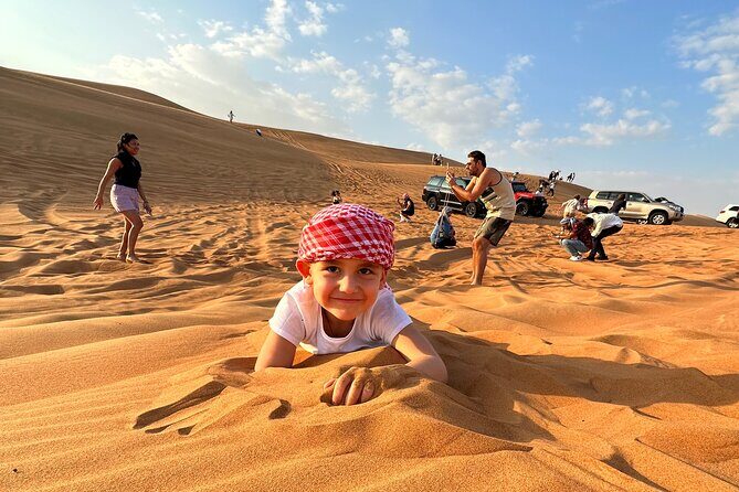 Dubai: Red Dunes, Sandsurf, Camel Ride, BBQ Dinner at Desert Camp - Pickup and transfers: the easiest part of the trip