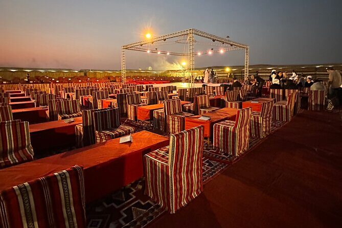 Dubai: Red Dunes, Sandsurf, Camel Ride, BBQ Dinner at Desert Camp - The shows at camp: Tanura, belly dance, and fire