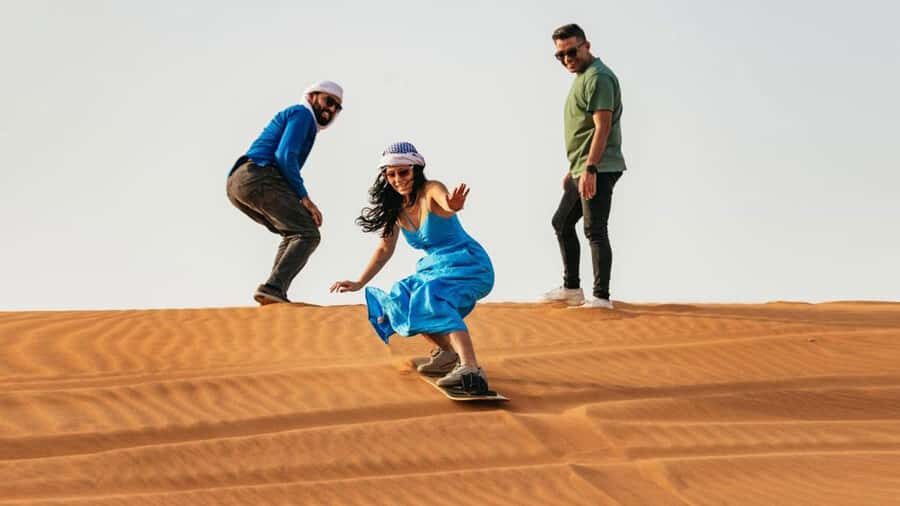 Dubai: Sandboarding, Camel Ride and Red Dune Bashing - Quad Biking Option: Freedom With Real Responsibility