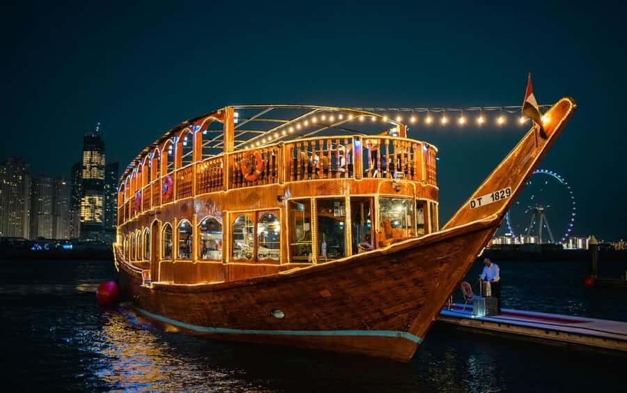 Dubai: Scenic Dhow Cruise with Buffet Dinner and Live Shows - Finding The Pier: Dubai Old Village and the Ocean Express Staff Shirts