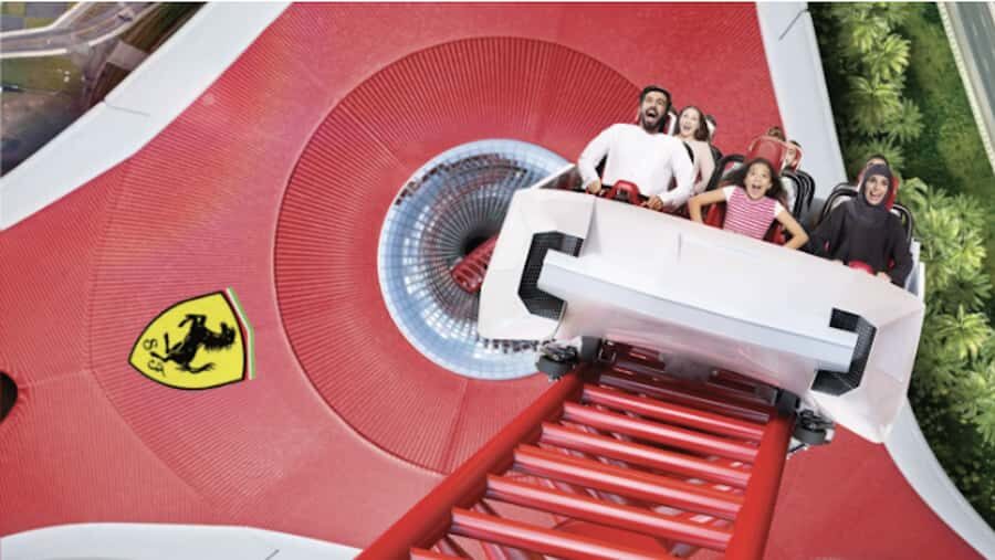 Dubai: Sheikh Zayed Mosque & Ferrari World Entry w/ Transfer - Dubai to Abu Dhabi in One Smooth Motion