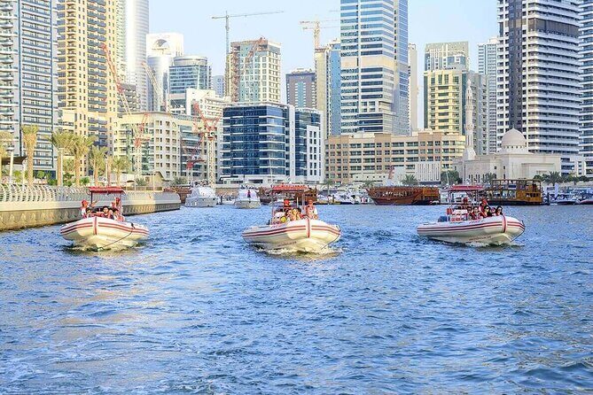 Dubai Speedboat Tour, Marina, Atlantis, Palm & Burj Al Arab - Burj Al Arab photo stops and the skyline wrap-up