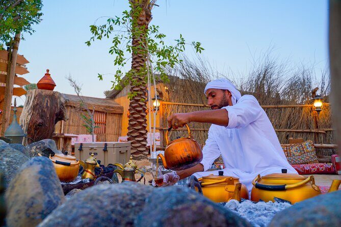 Dubai: Sunset Camel Trek, Al Khayma Camp, Stargazing & BBQ - Your evening starts with a smooth Dubai pickup
