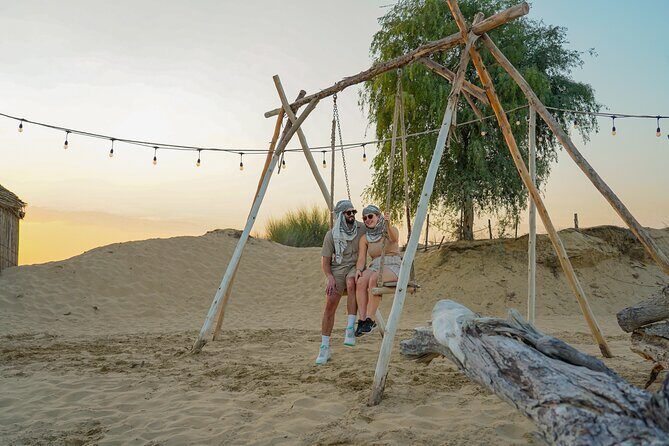 Dubai: Sunset Camel Trek, Al Khayma Camp, Stargazing & BBQ - The camel feeding and falcon photos: small extras with big payoff