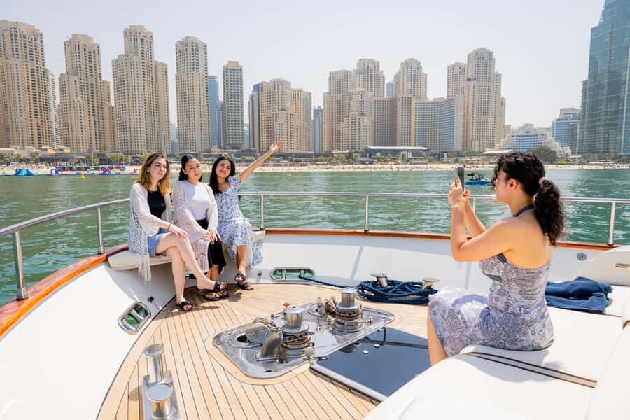 Dubai: The Luxury Yacht Tour with Live BBQ Option - From Dubai Harbour to Palm Jumeirah: What the Cruise Actually Feels Like
