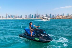 Fastest Jet Ski with Dubai Skyline, Burj Al Arab Views and Juice - Where you start at Fishing Harbour in Jumeirah