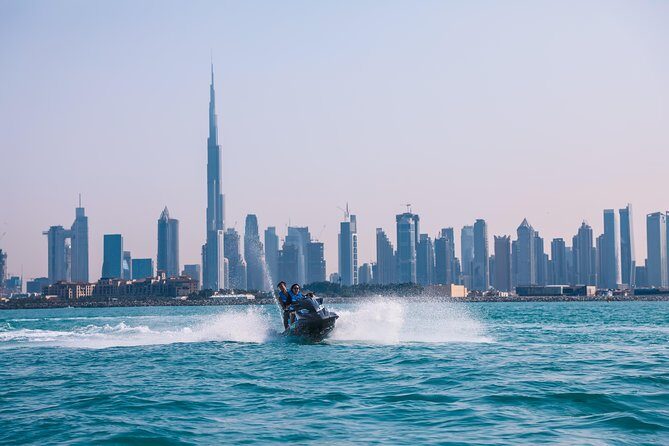 Fastest Jet Ski with Dubai Skyline, Burj Al Arab Views and Juice - Safety briefing and the escort guide rhythm