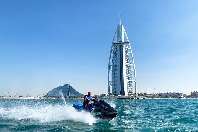 Fastest Jet Ski with Dubai Skyline, Burj Al Arab Views and Juice - The jet ski machines: power you can feel