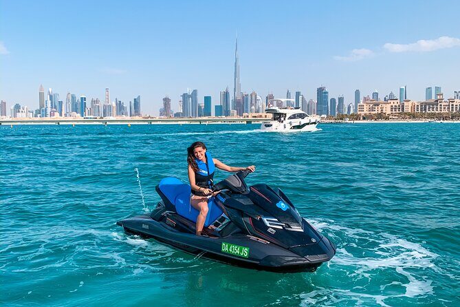 Fastest Jet Ski with Dubai Skyline, Burj Al Arab Views and Juice - Where you start at Fishing Harbour in Jumeirah