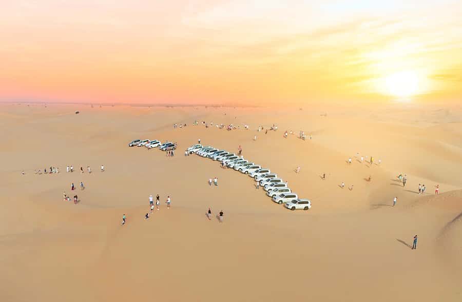 From Abu Dhabi: Dune Bashing Desert Safari - Evening Desert Safari: Sunset on the dunes and the show schedule