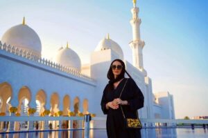 From Abu Dhabi: Grand Mosque, Royal Palace, and Etihad Tower - Sheikh Zayed Grand Mosque: Domes, Carpet, and Chandelier Shine