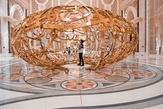 From Abu Dhabi: Sheikh Zayed Mosque, Royal Palace & Etihad Tower - Heat, comfort, and group flow during a fixed 6-hour day
