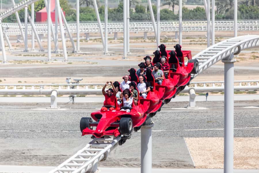 From Dubai: Abu Dhabi Day Tour with Ferrari World Ticket - Emirates Palace, Etihad Towers, and fast photo moments