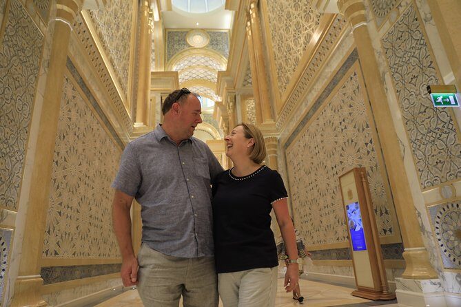 From Dubai To Abu Dhabi: Royal Palace, Grand Mosque &Etihad Tower - Driving the Gulf Coast and the Corniche Photo Stop