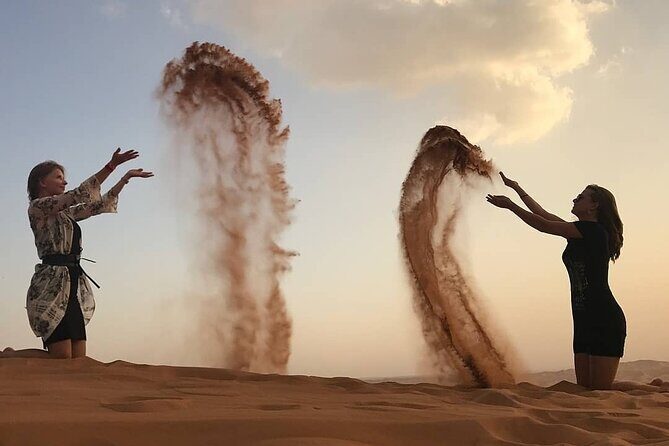 Private Evening Red Sand Desert Safari with BBQ Dinner - Private 4x4 Pickup and the Drive Out of Dubai (and Sharjah)