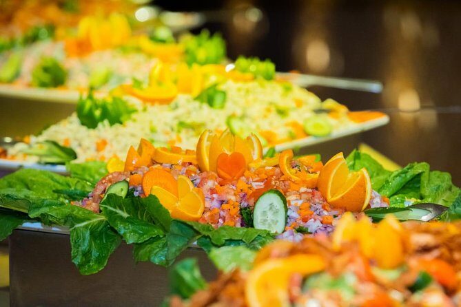Standard Desert Safari, camel ride, BBQ Dinner, Belly Dance Show, Pick & Drop - Dinner Under the Stars: BBQ Buffet That’s Meant to Feed a Crowd