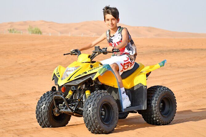 Sunset Desert Safari Quad bike Camel ride Sand Board & BBQ Dinner - Camel ride and henna at Al Awir: the softer side of the desert